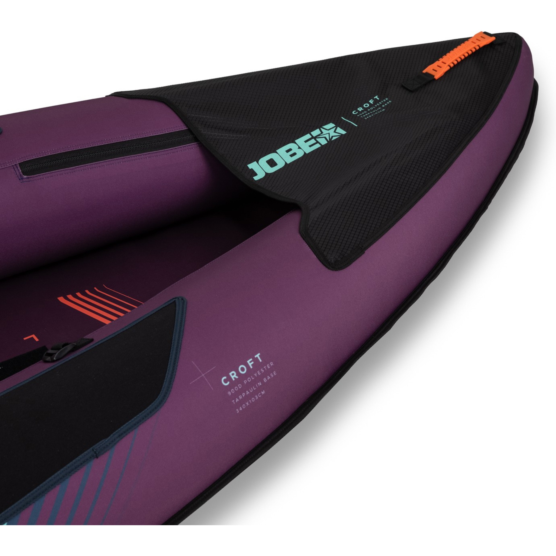 2026 Jobe Croft Inflatable Kayak Package 600025001 - Sunset Purple